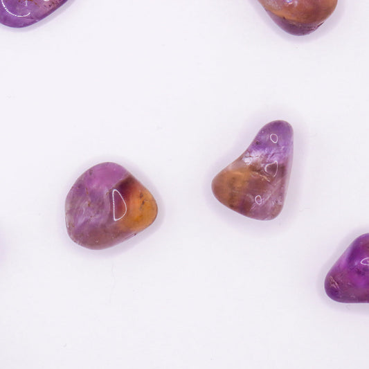 Ametrine rolled stone